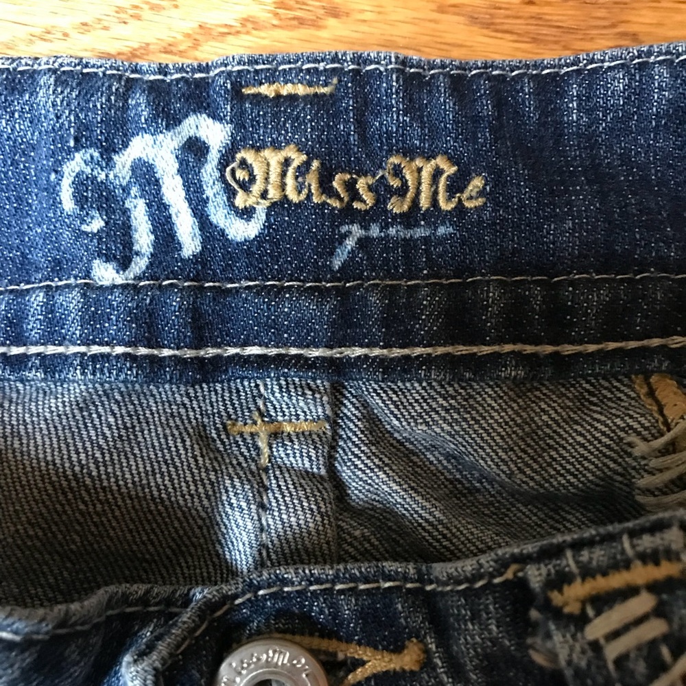Miss Me Released Hem Capri Cropped Jeans Size 29 - Picture 7 of 8